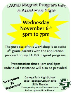 Magnet program info 